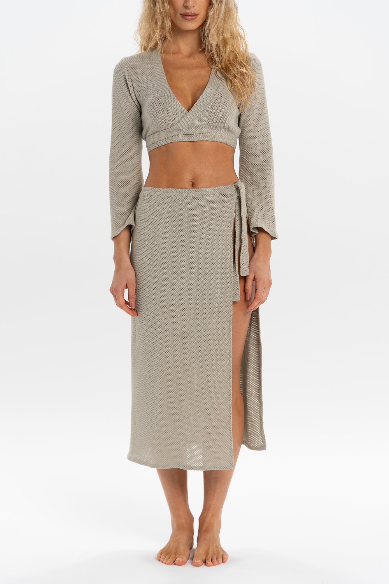 GREY OHANA SKIRT