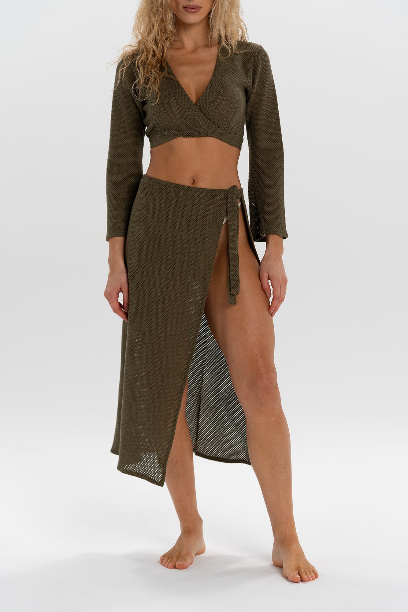 ARMY GREEN OHANA SKIRT