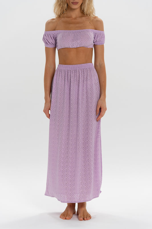 LAVENDER PALM SPRINGS SKIRT