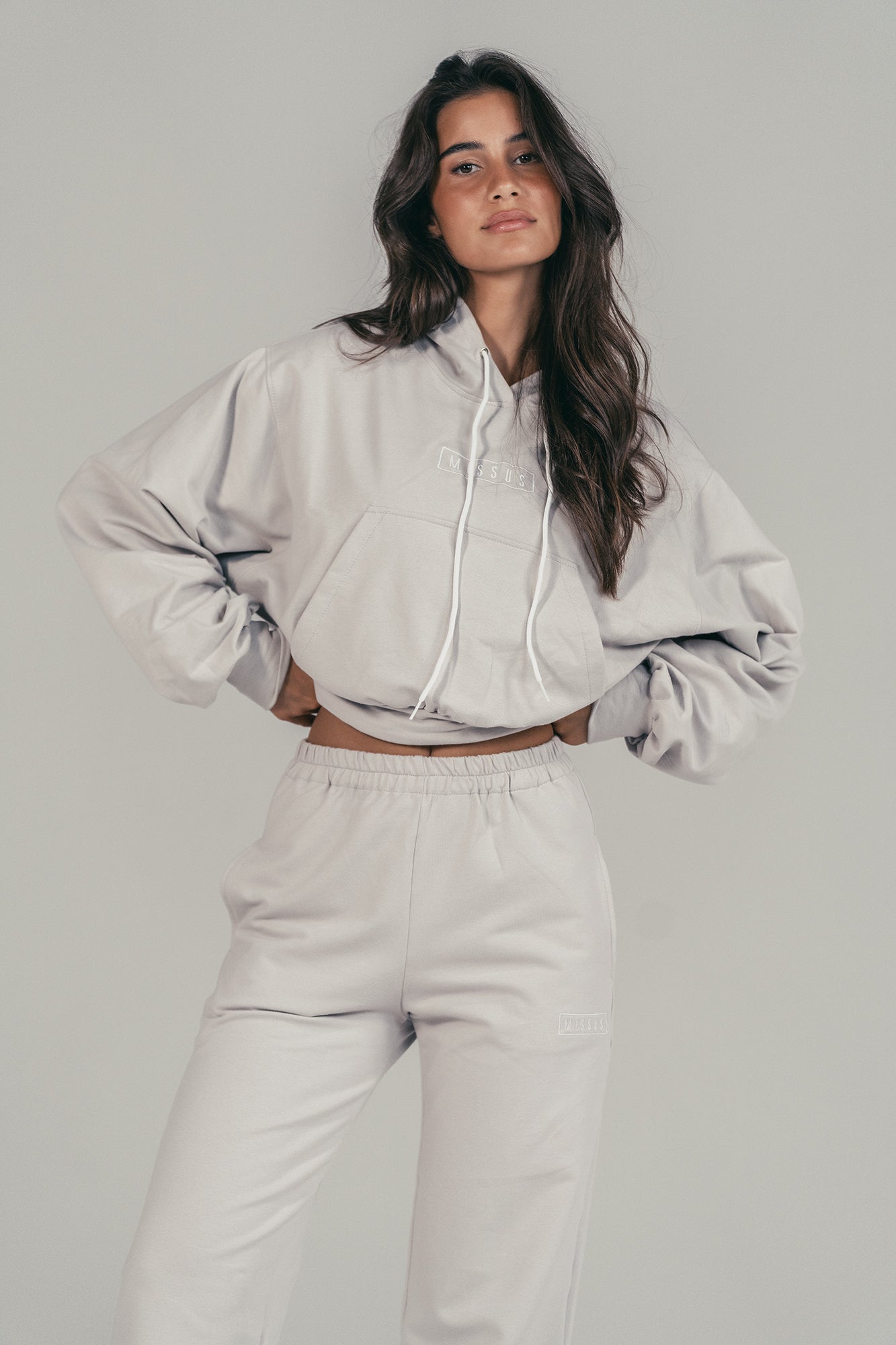 GREY TRACKSUIT HOODIE