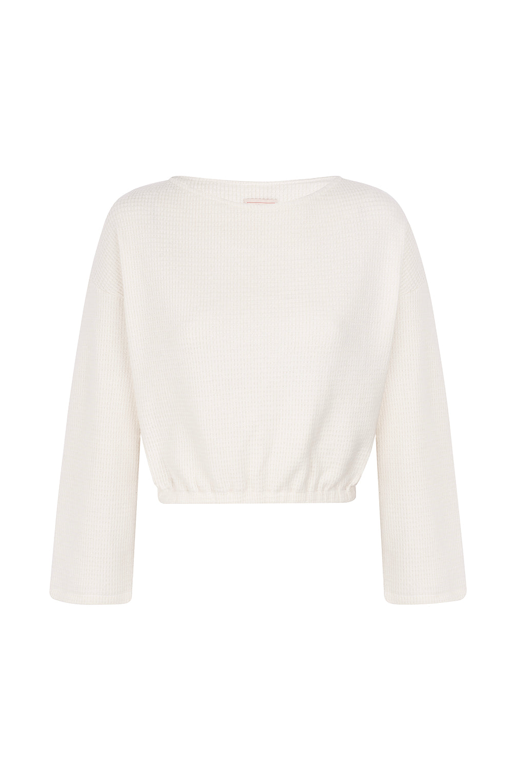 WHITE LOUNGEWEAR SWEATSHIRT