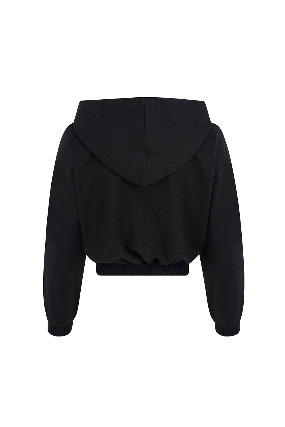 BLACK HOODIE TRACKSUIT SWEATER