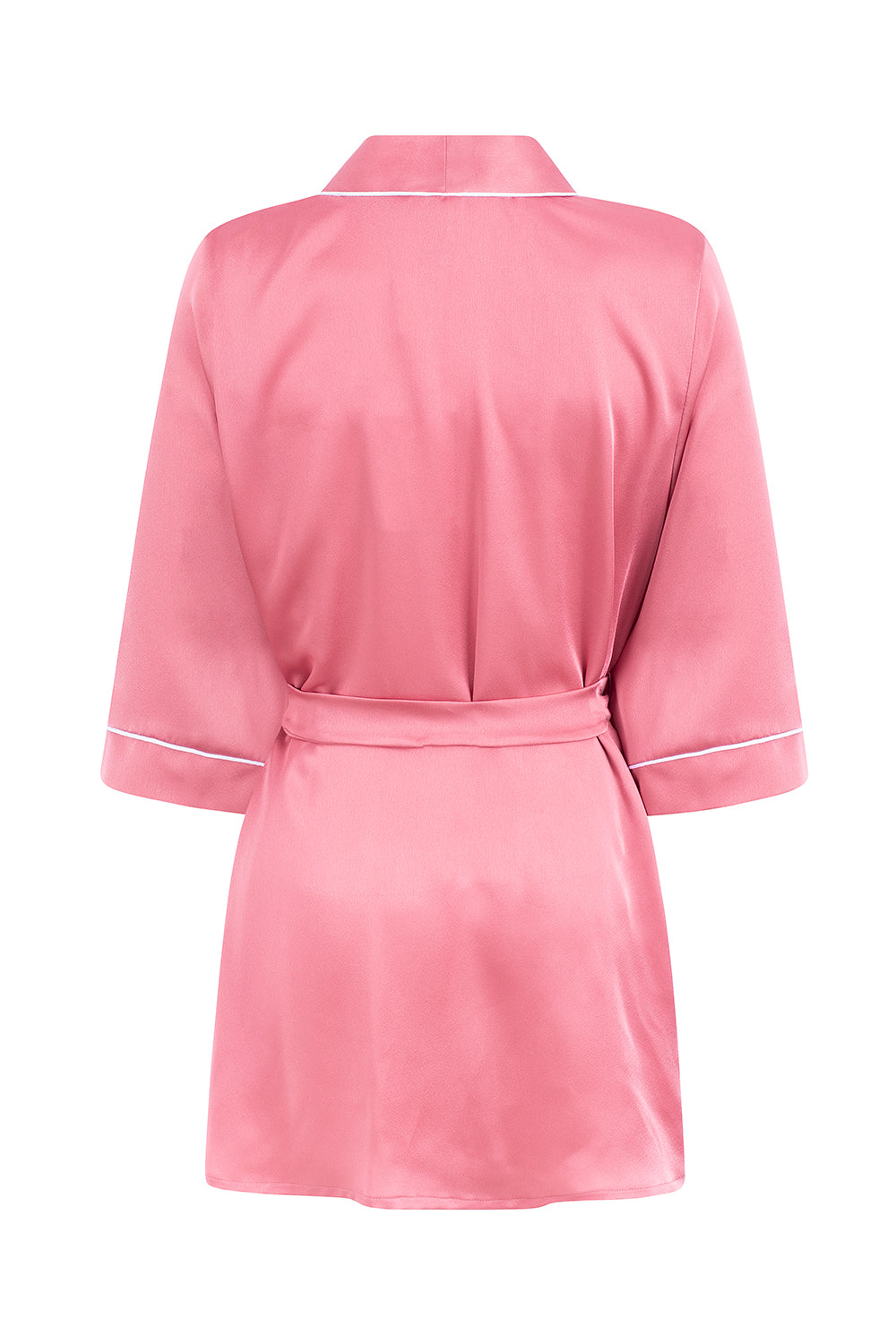 PINK SATIN ROBE