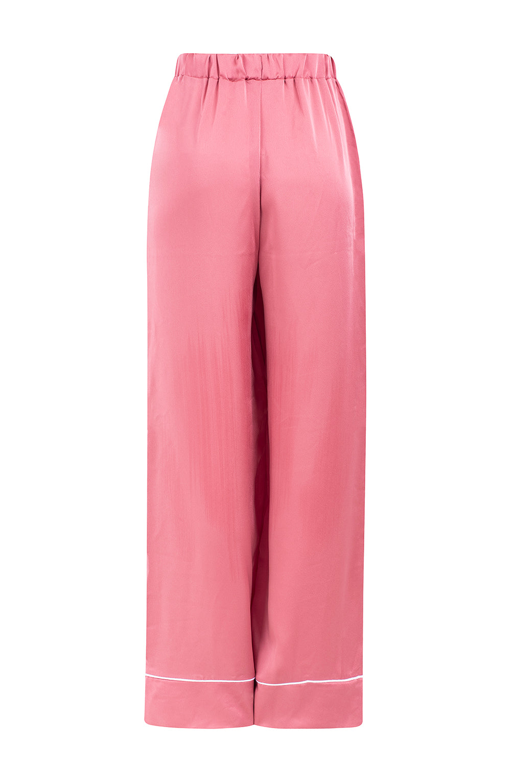 PINK SATIN PJ TROUSERS