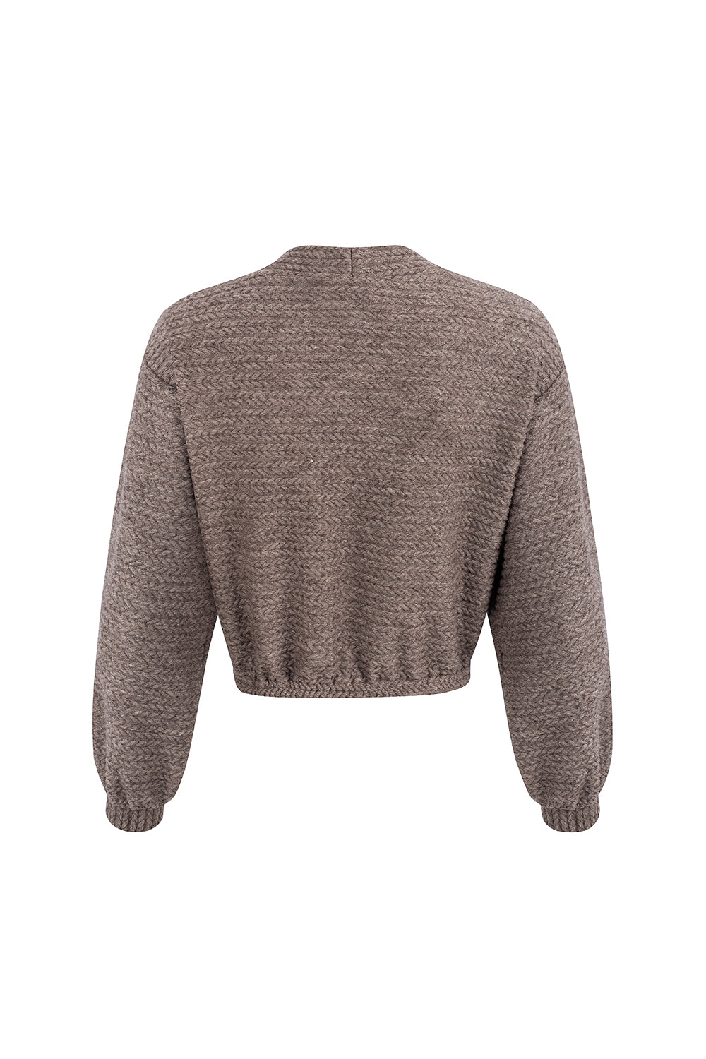 BROWN LOUNGEWEAR SWEATSHIRT