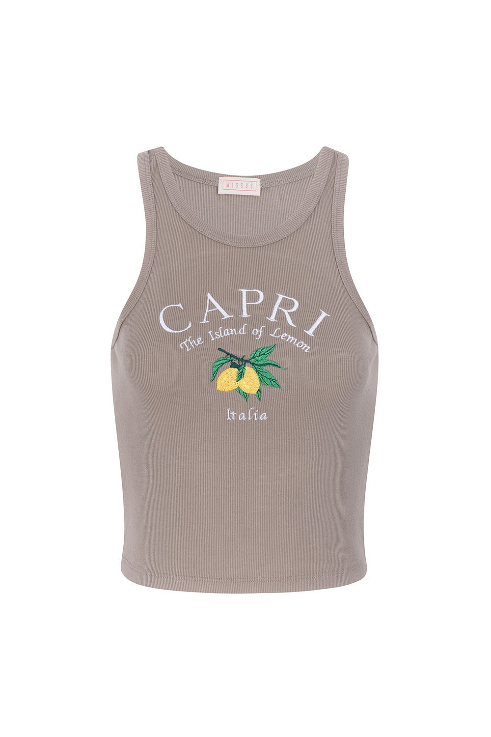 TAUPE CAPRI TANK TOP S5