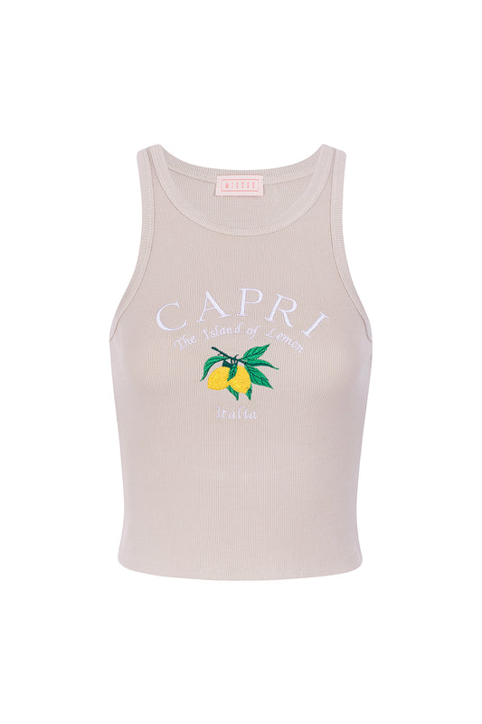 BEIGE CAPRI TANK TOP S7