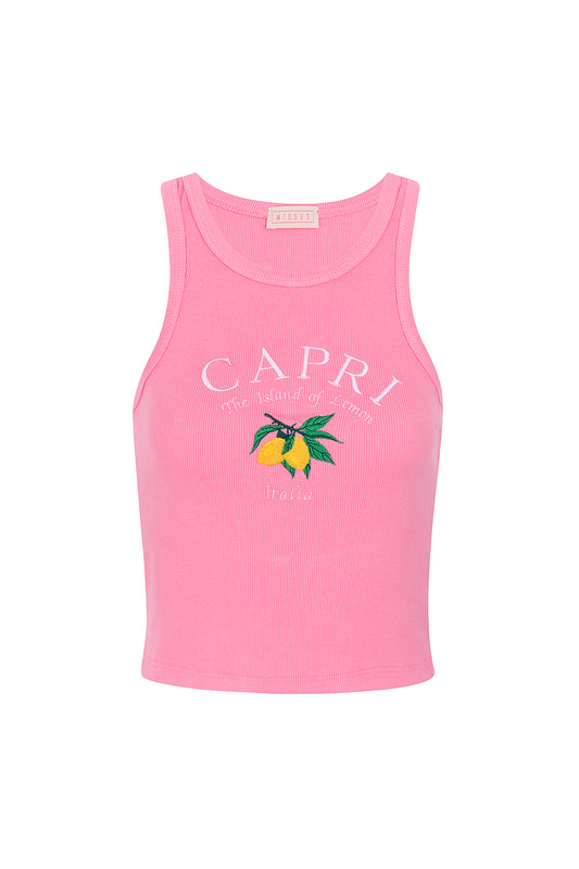 PINK CAPRI TANK TOP S8