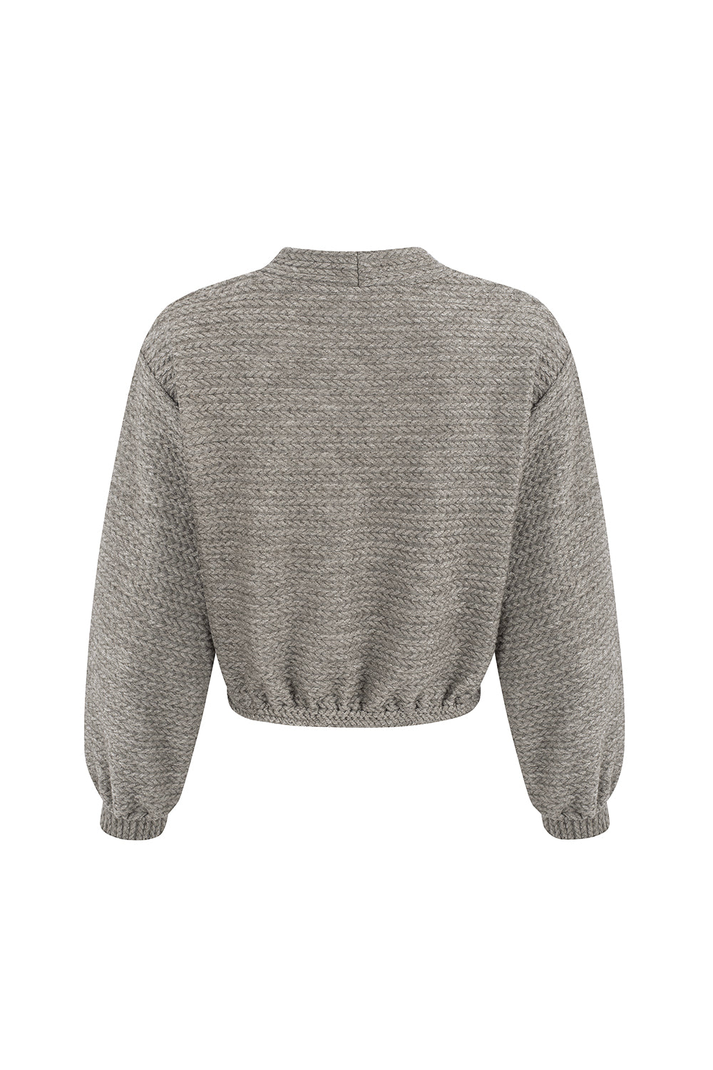 ASH GREY LOUNGEWEAR SWEATSHIRT