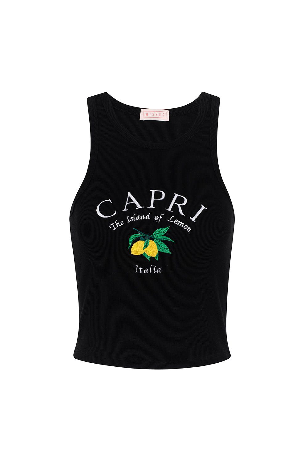 BLACK CAPRI TANK TOP S13
