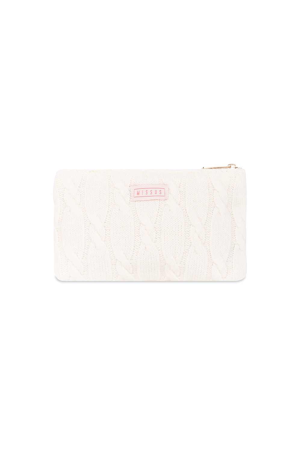 CABLE KNIT POUCH S1