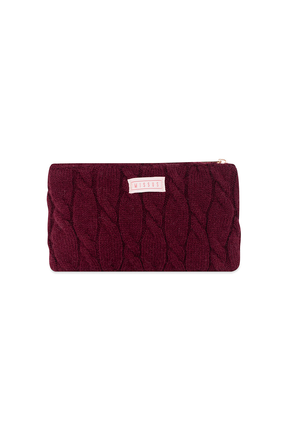 CABLE KNIT POUCH S3