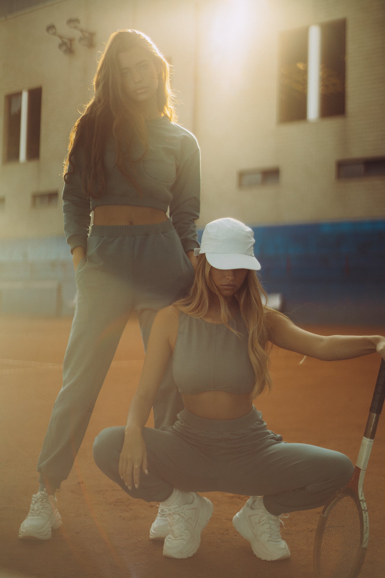 GREEN TRACKSUIT SWEATPANTS
