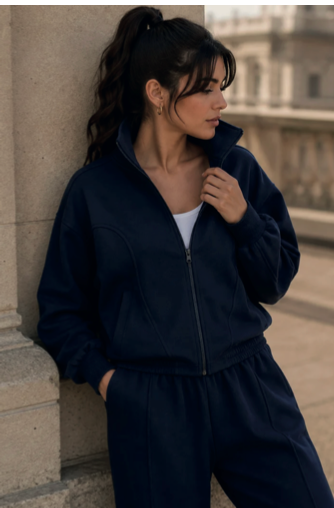 NAVY BLUE TRACKSUIT SWEATPANTS