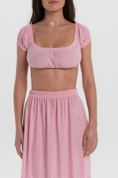 PINK PALM SPRINGS SKIRT