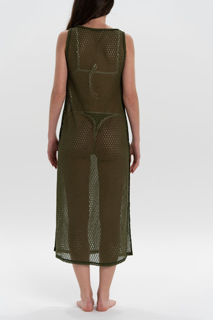 VESTIDO BAHÍA KAPALUA VERDE EJÉRCITO