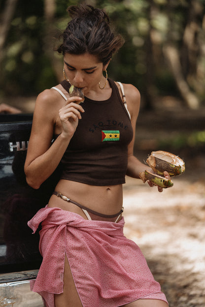 BROWN STP TANK TOP S5