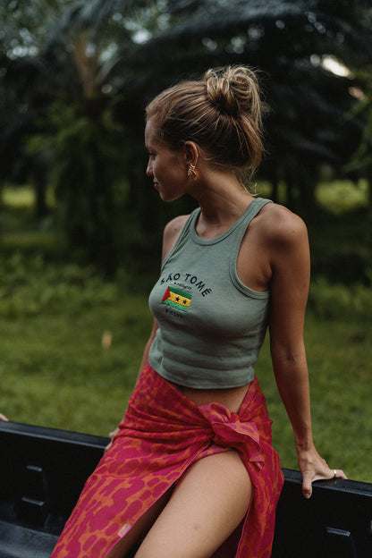 KHAKI STP TANK TOP S4