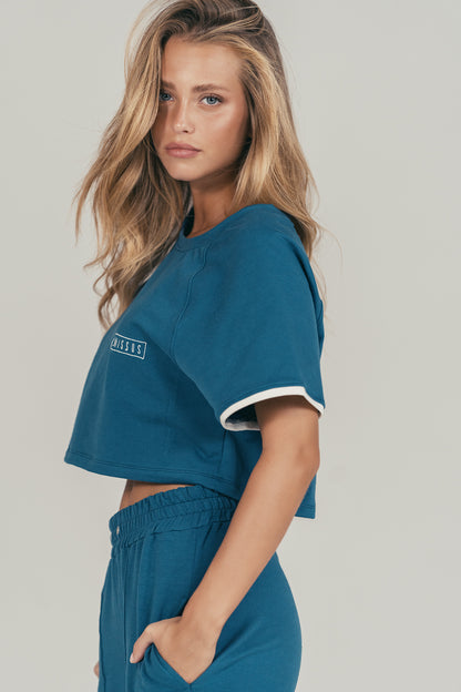 BLUE TRACKSUIT T-SHIRT