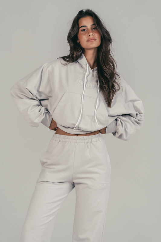 GREY TRACKSUIT HOODIE
