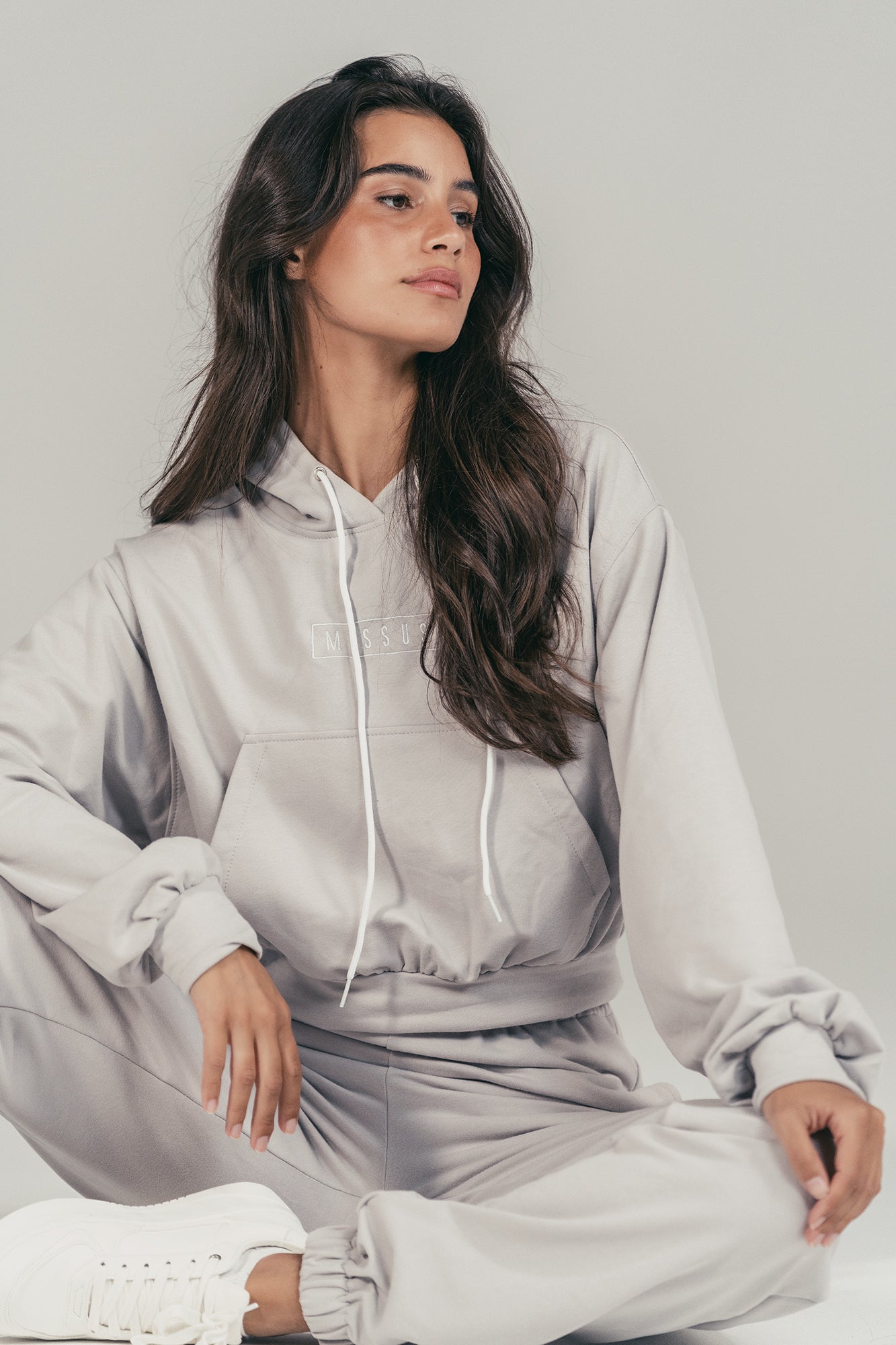 GREY TRACKSUIT HOODIE