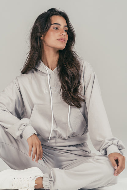 GREY TRACKSUIT HOODIE