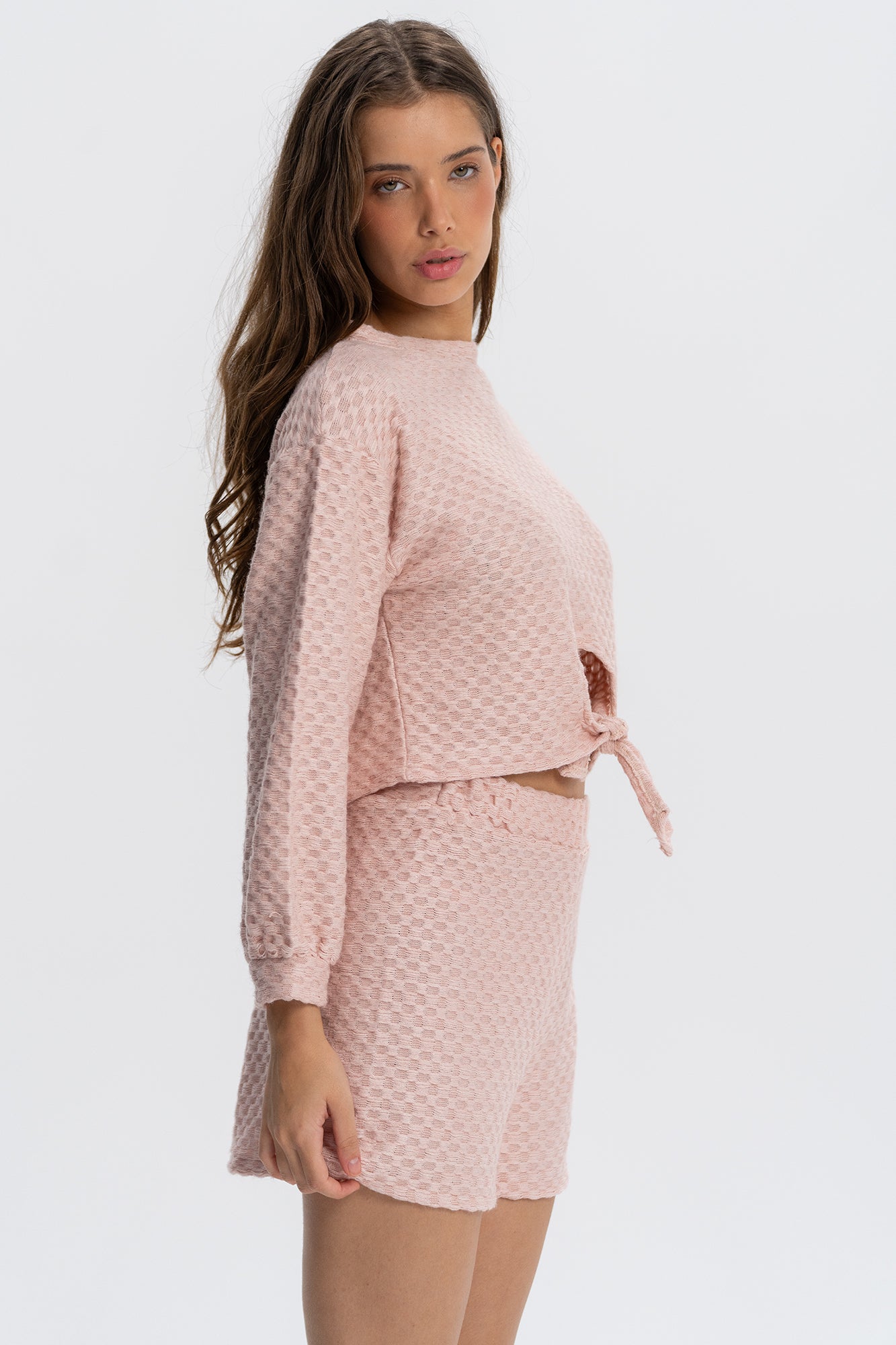 PINK LOUNGEWEAR SWEATSHIRT