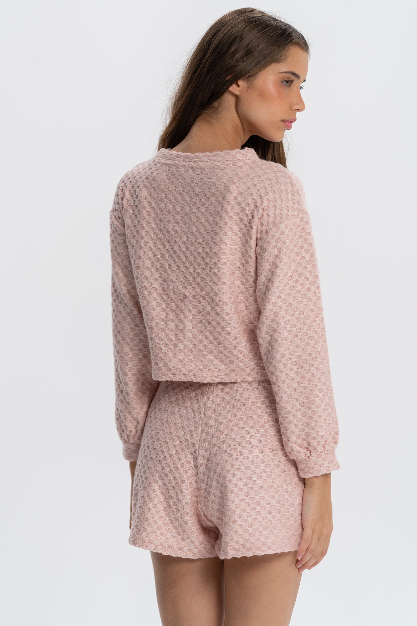 PINK LOUNGEWEAR SHORTS