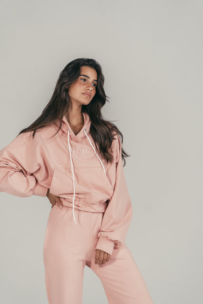 PINK TRACKSUIT HOODIE