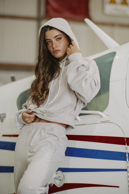 GREY TRACKSUIT HOODIE