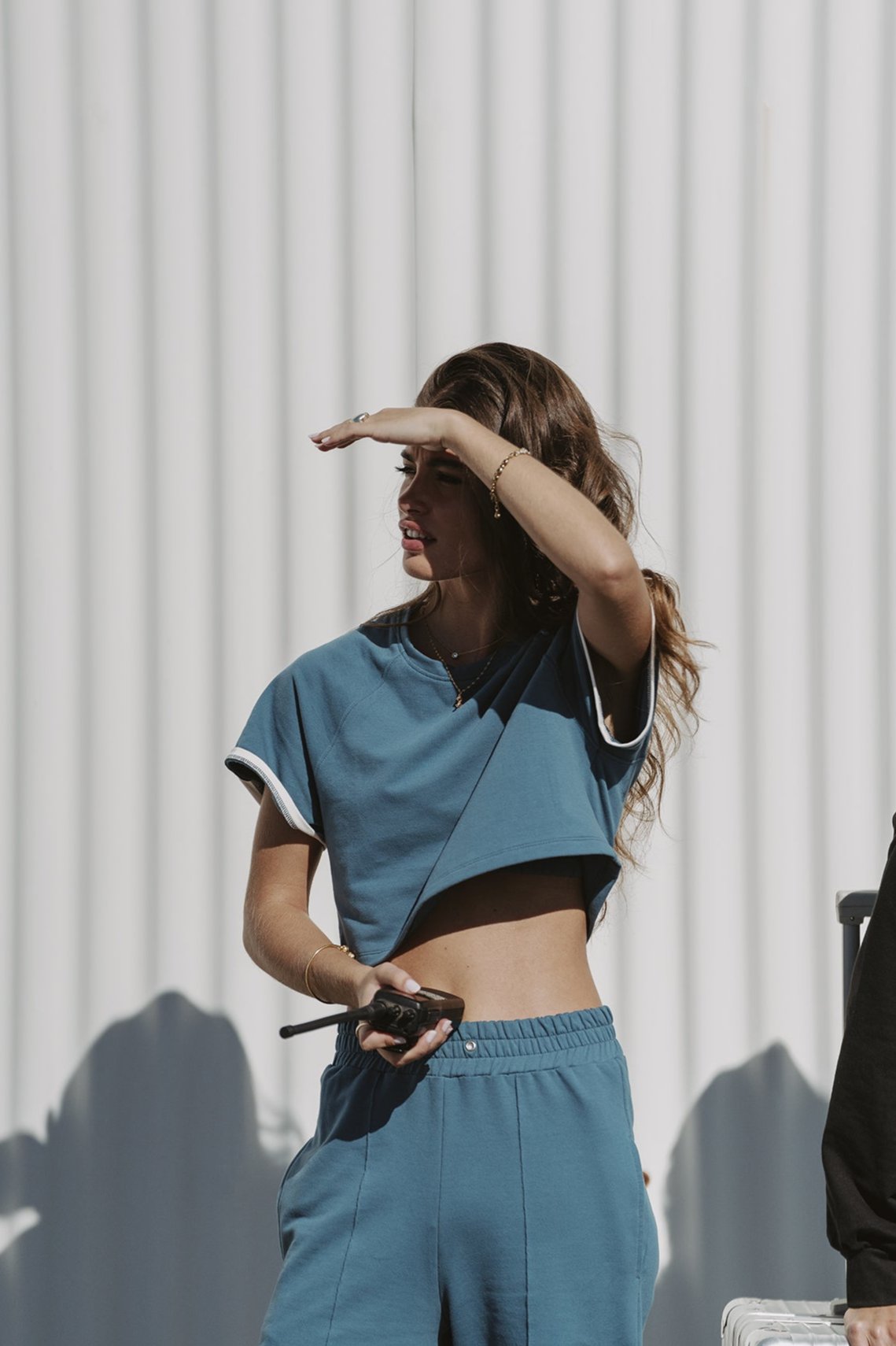 BLUE TRACKSUIT T-SHIRT