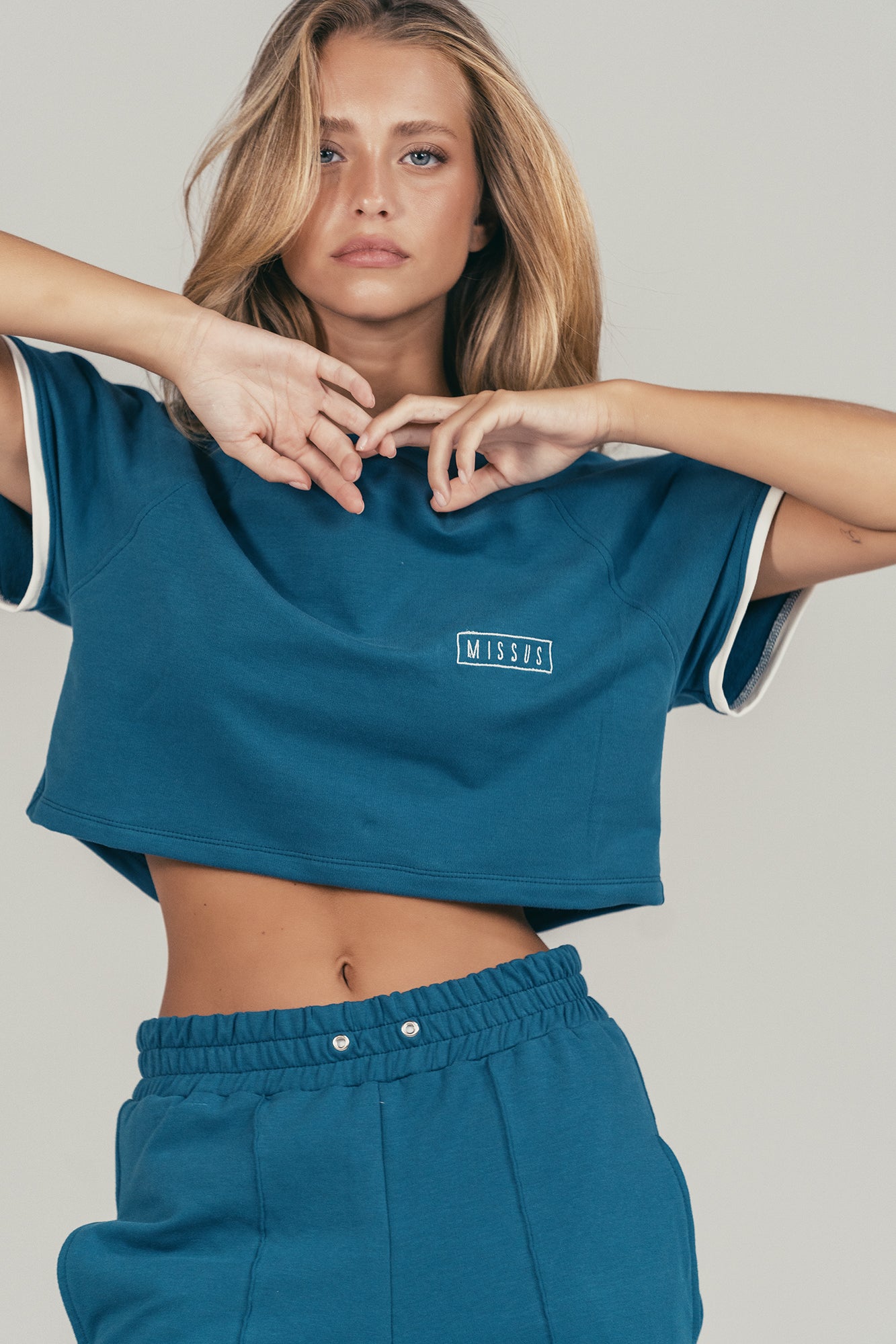 BLUE TRACKSUIT T-SHIRT