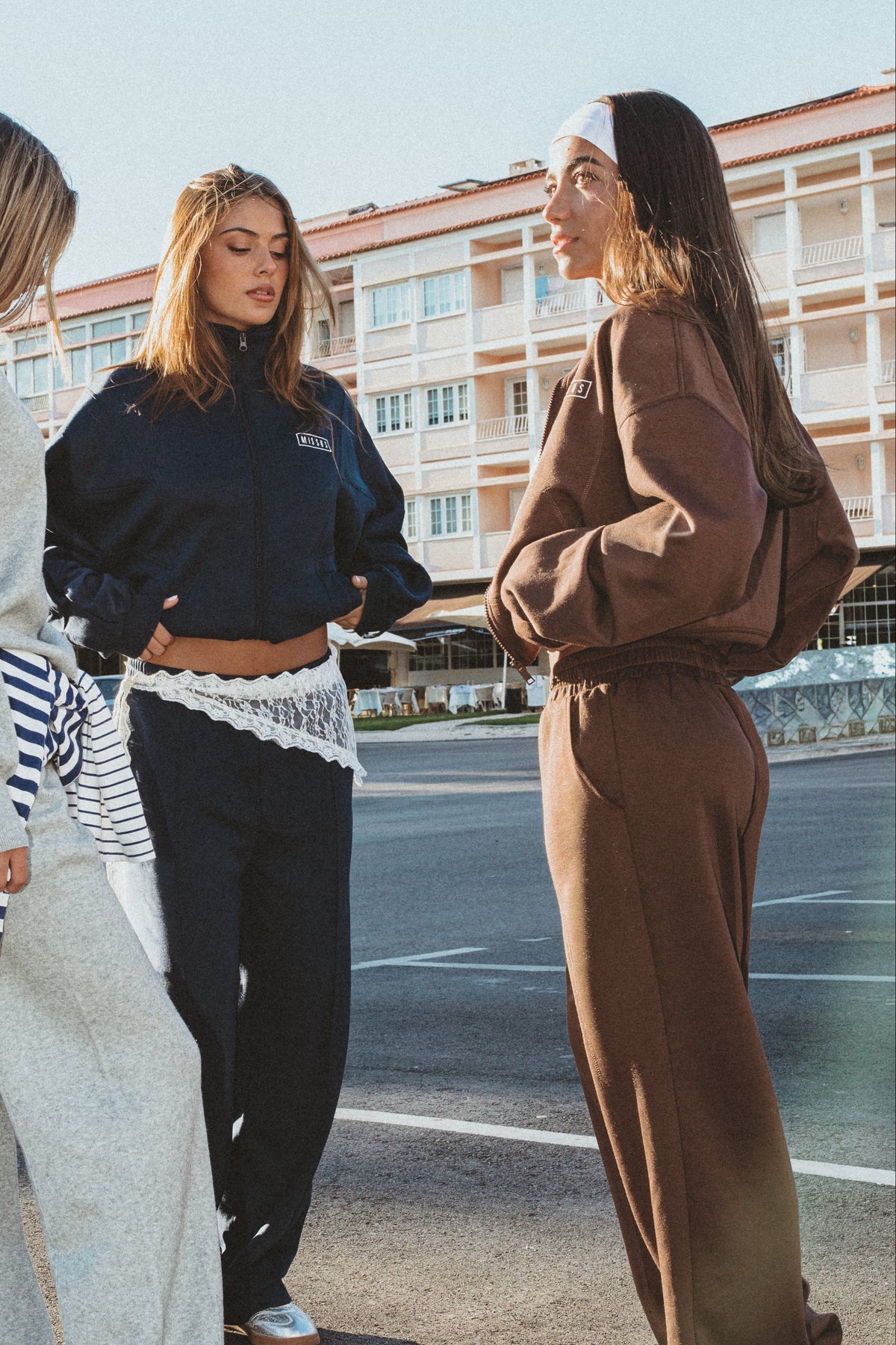 GREY KNIT LOUNGEWEAR SET