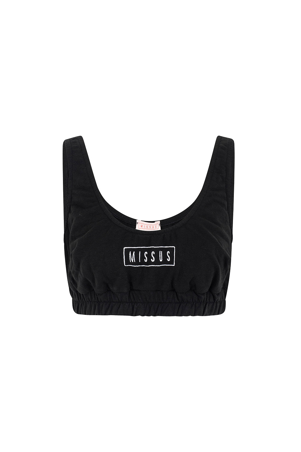 BLACK CROP TOP TRACKSUIT