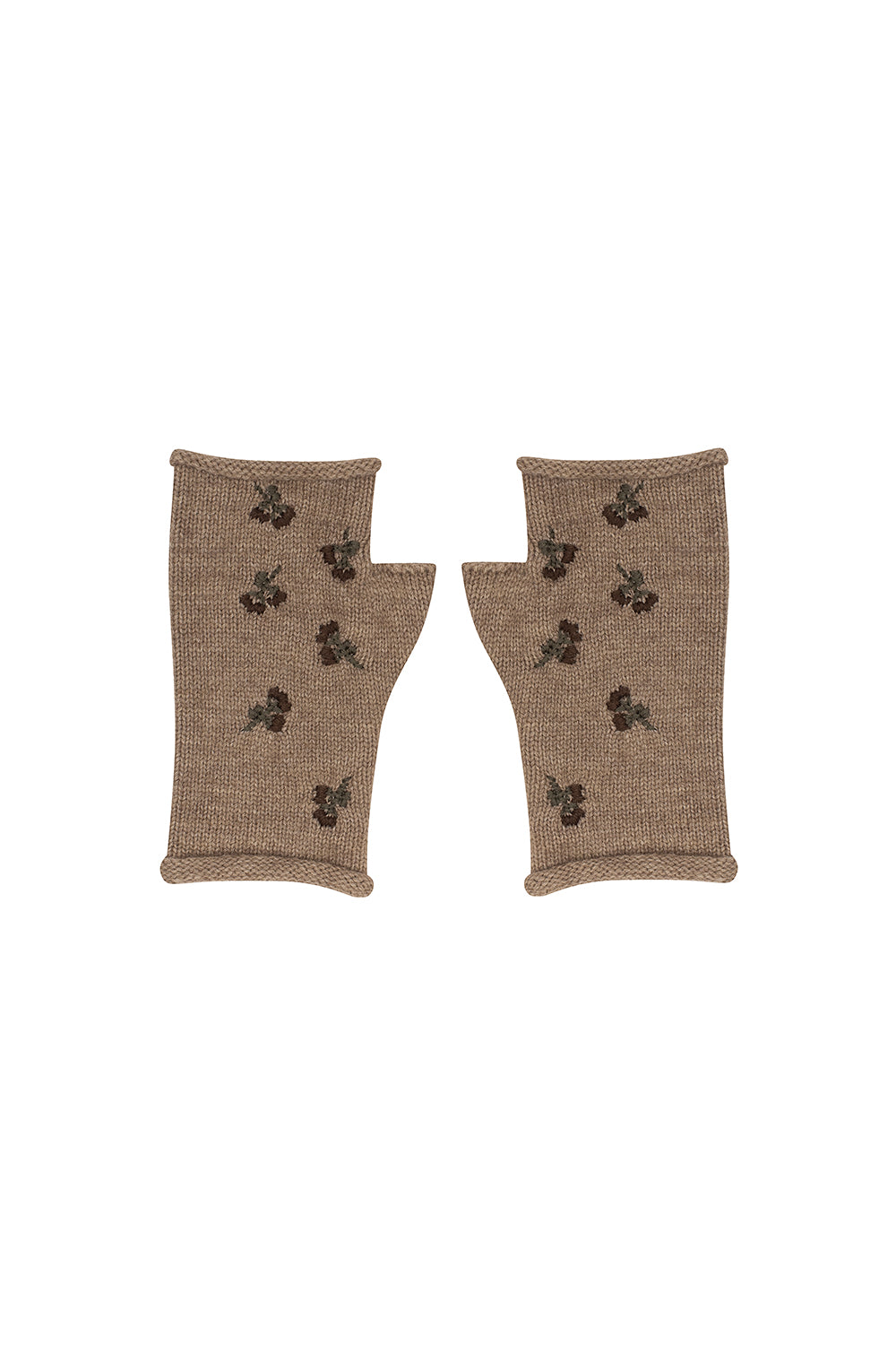 EMBROID KNIT GLOVES S2