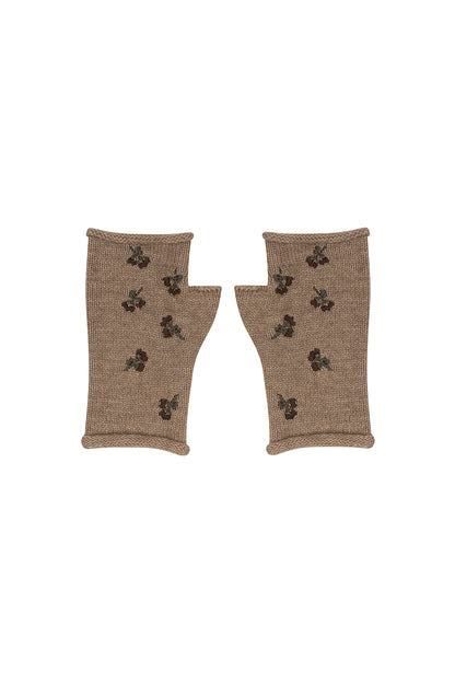 EMBROID KNIT GLOVES S2