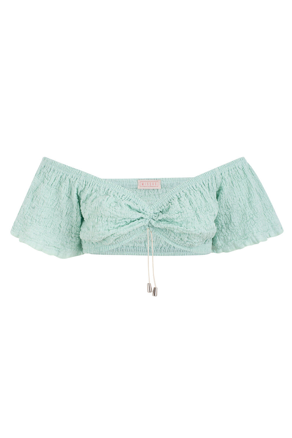 MINT MANDALA CROP TOP