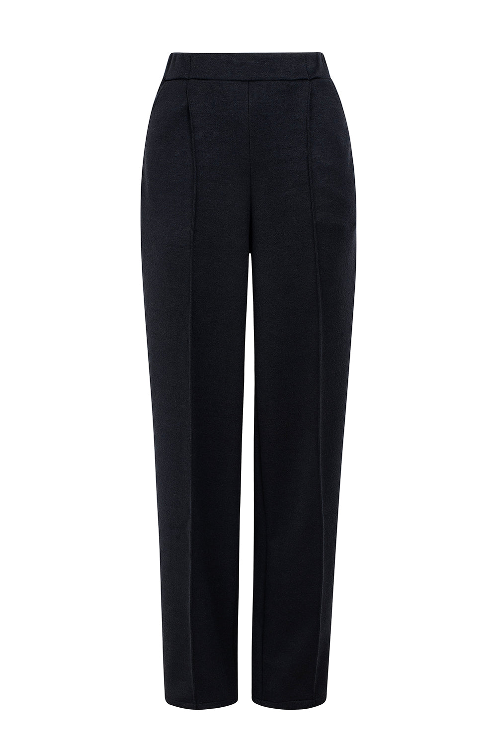 BLACK LOUNGEWEAR TROUSERS