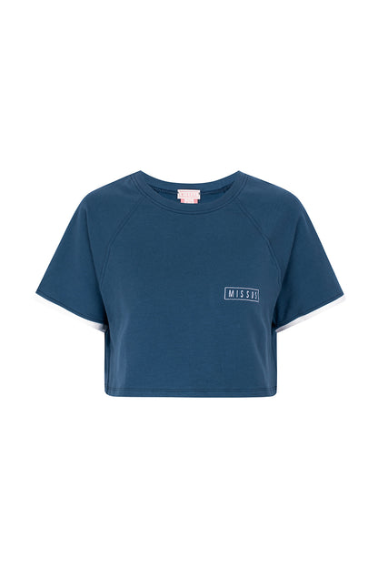 BLUE TRACKSUIT T-SHIRT