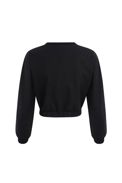 SUDADERA CHÁNDAL NEGRA