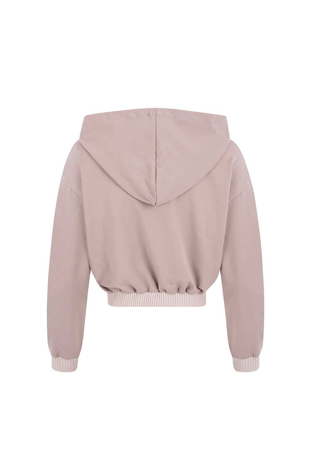 TAUPE HOODIE TRACKSUIT SWEATER