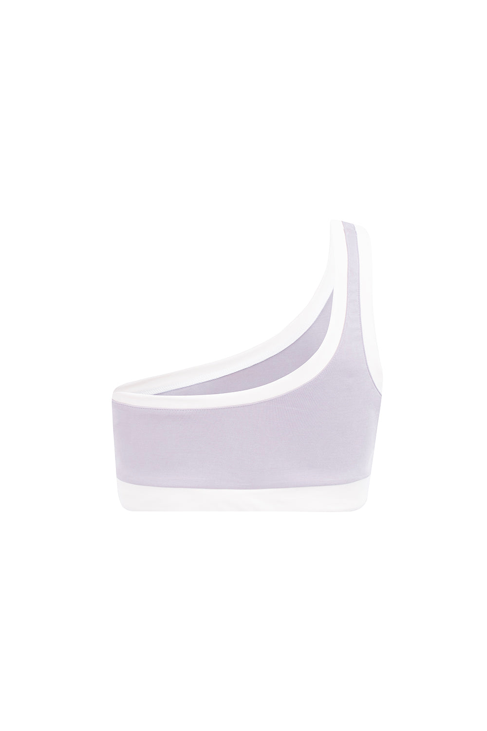 SOFT TOUCH ONE SHOULDER LILAC CROP TOP V1