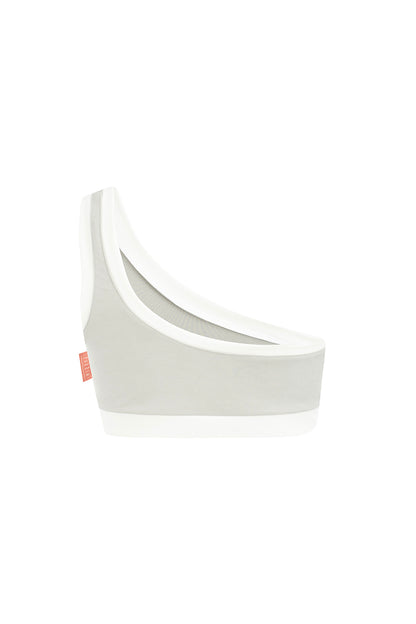 TOP CROP MENTA UN HOMBRO SUAVE TACTO