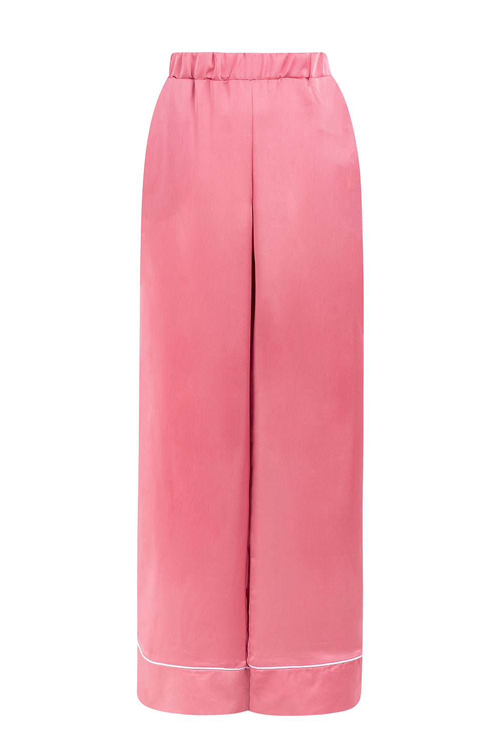 PINK SATIN PJ TROUSERS