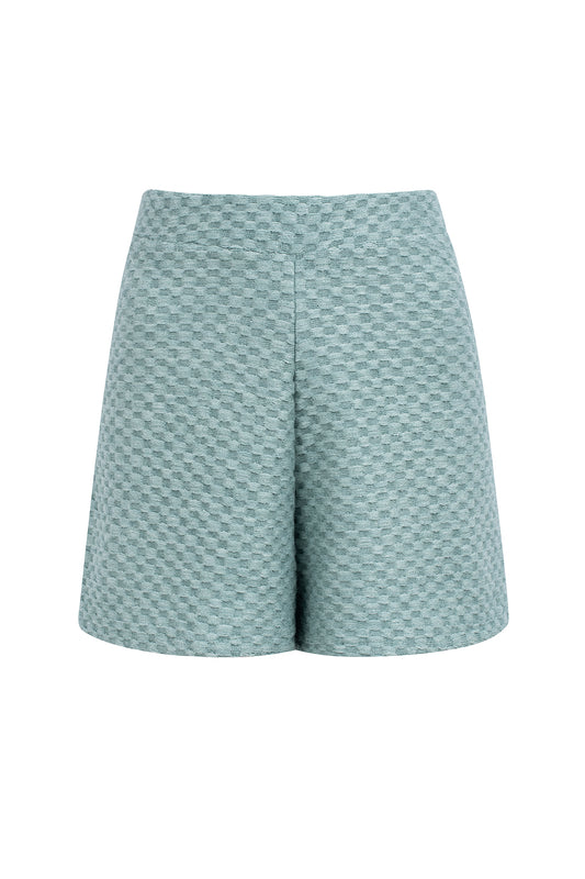 TEAL GREEN LOUNGEWEAR SHORTS