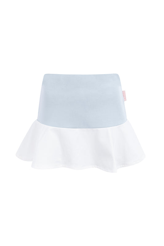 SOFT TOUCH LIGHT BLUE COURT SKIRT