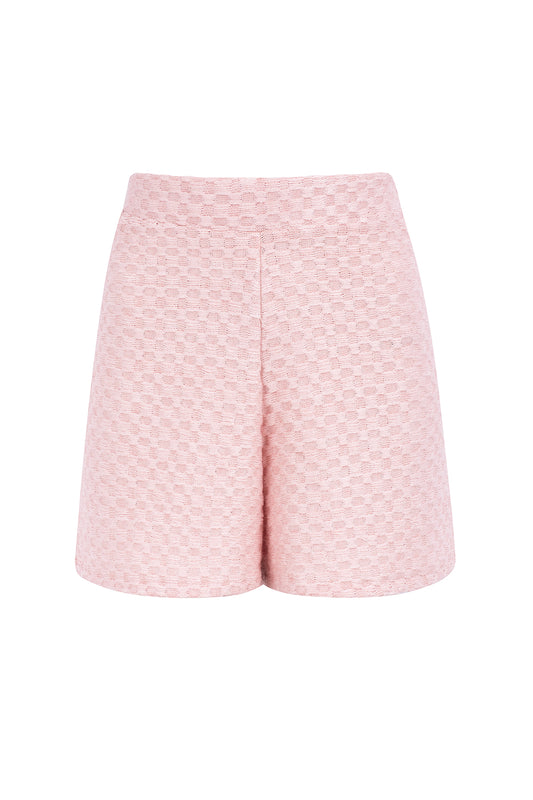 PINK LOUNGEWEAR SHORTS