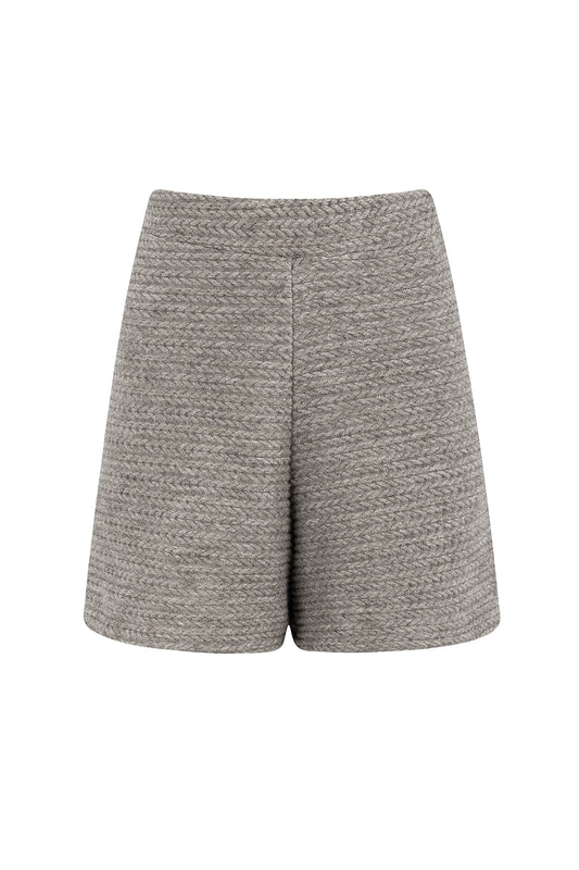 ASH GREY LOUNGEWEAR SHORTS