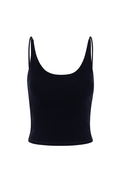 Camiseta sin mangas azul marino