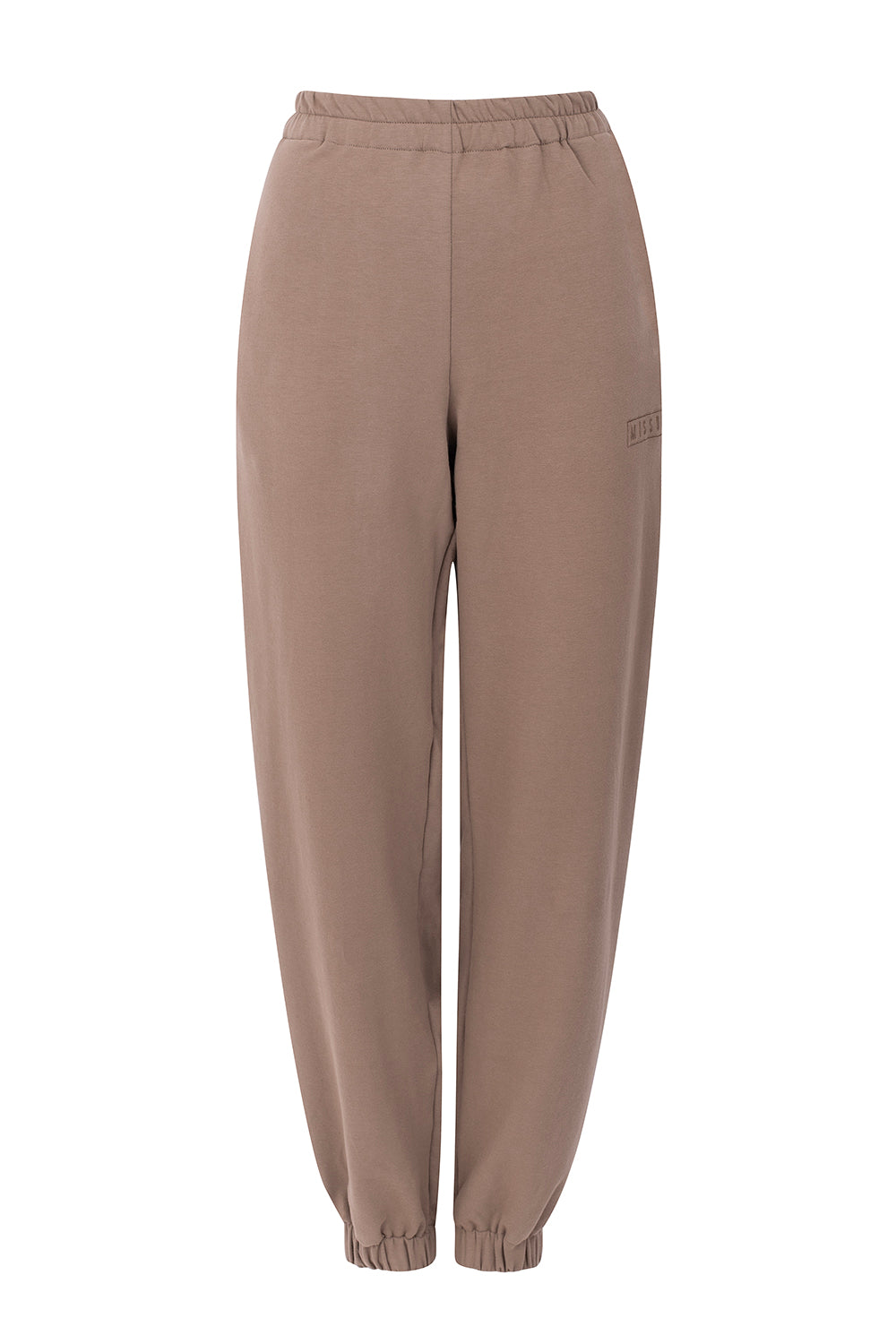 TAUPE TRACKSUIT SWEATPANTS